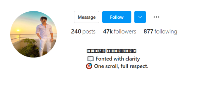 Classy and Clean Font Bios