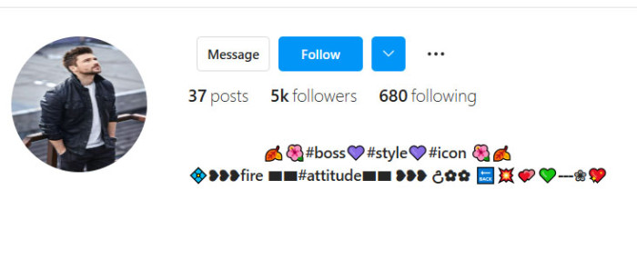 Trendy & Stylish VIP Bio Designs for Facebook
